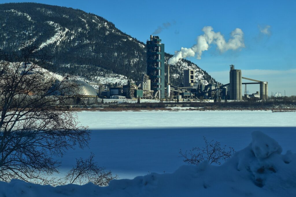 Exshaw Cement Plant.